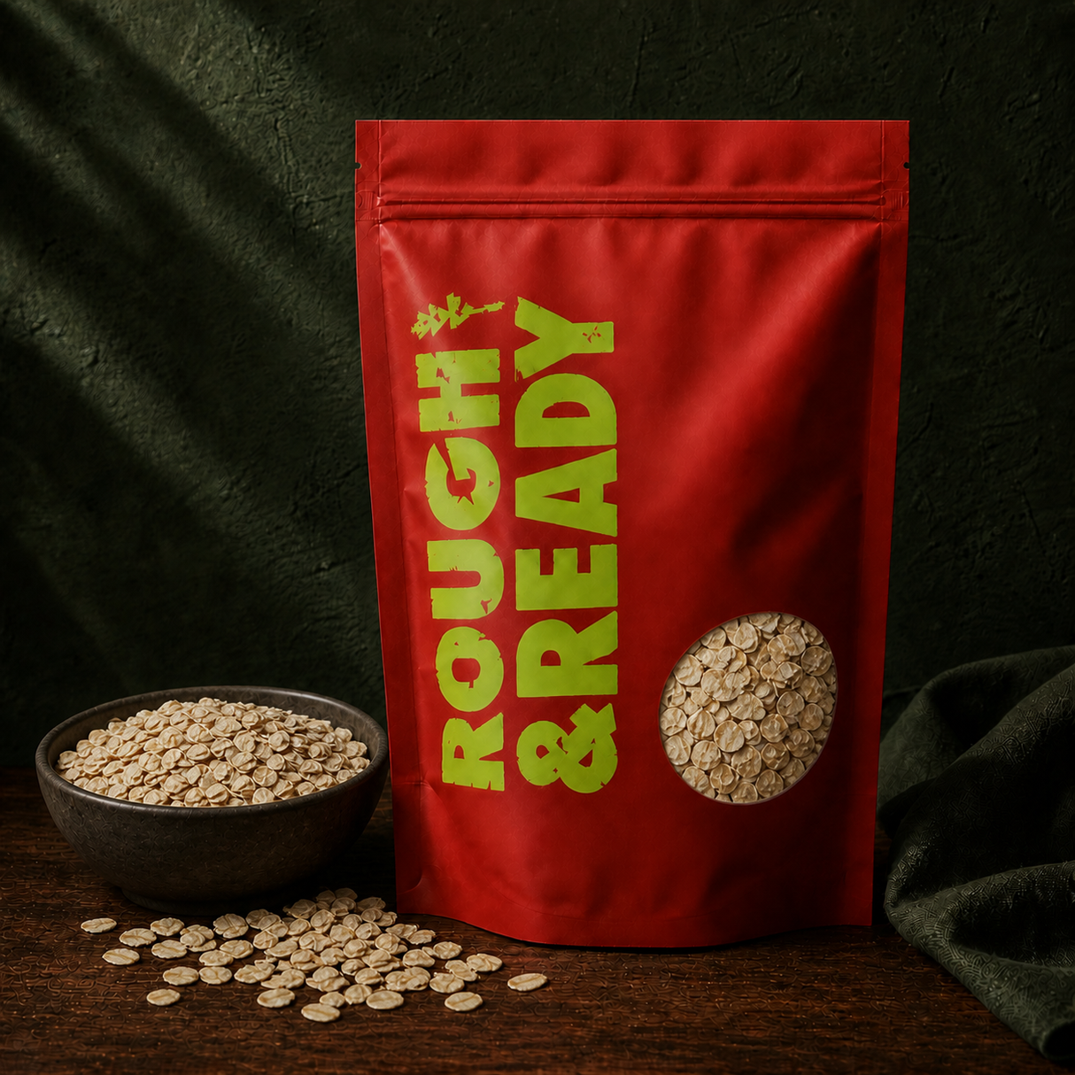 Rough and Ready Jumbo Porridge Oats pouch