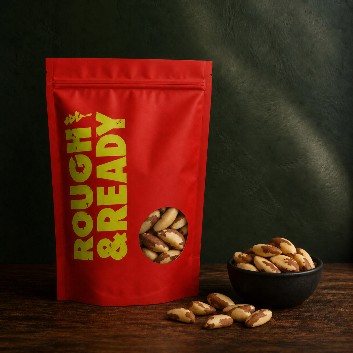 Rough and Ready Organic Brazil Nuts pouch