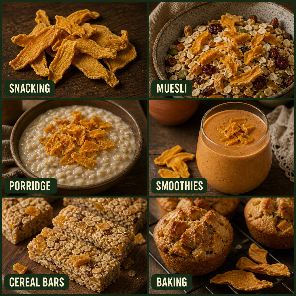 Six ways to enjoy organic dried mango slices