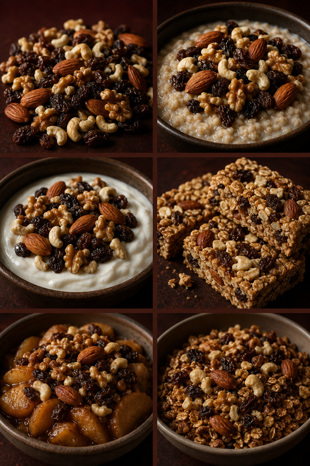 Organic Fruit & Nut Mix — six ways