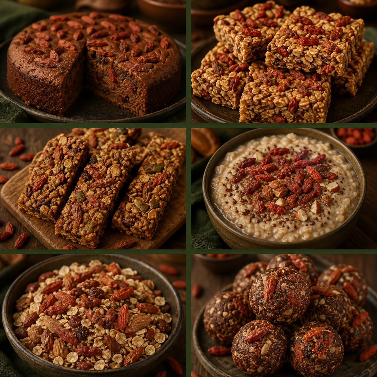 Organic Goji Berries six ways to enjoy