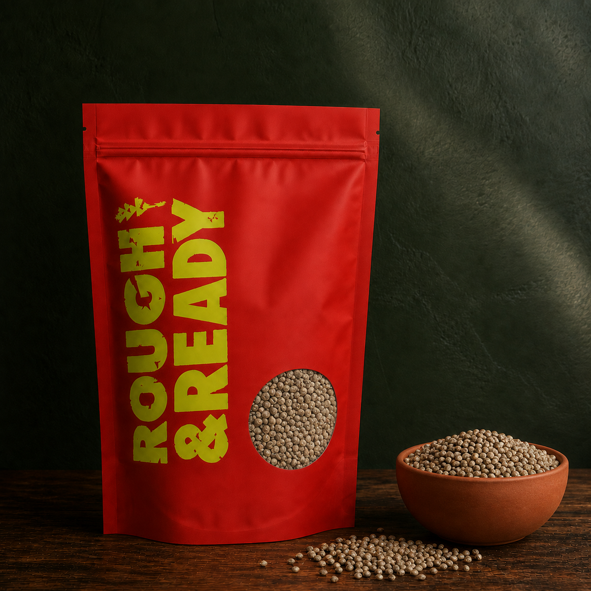 Organic Hemp Seeds Rough & Ready pouch