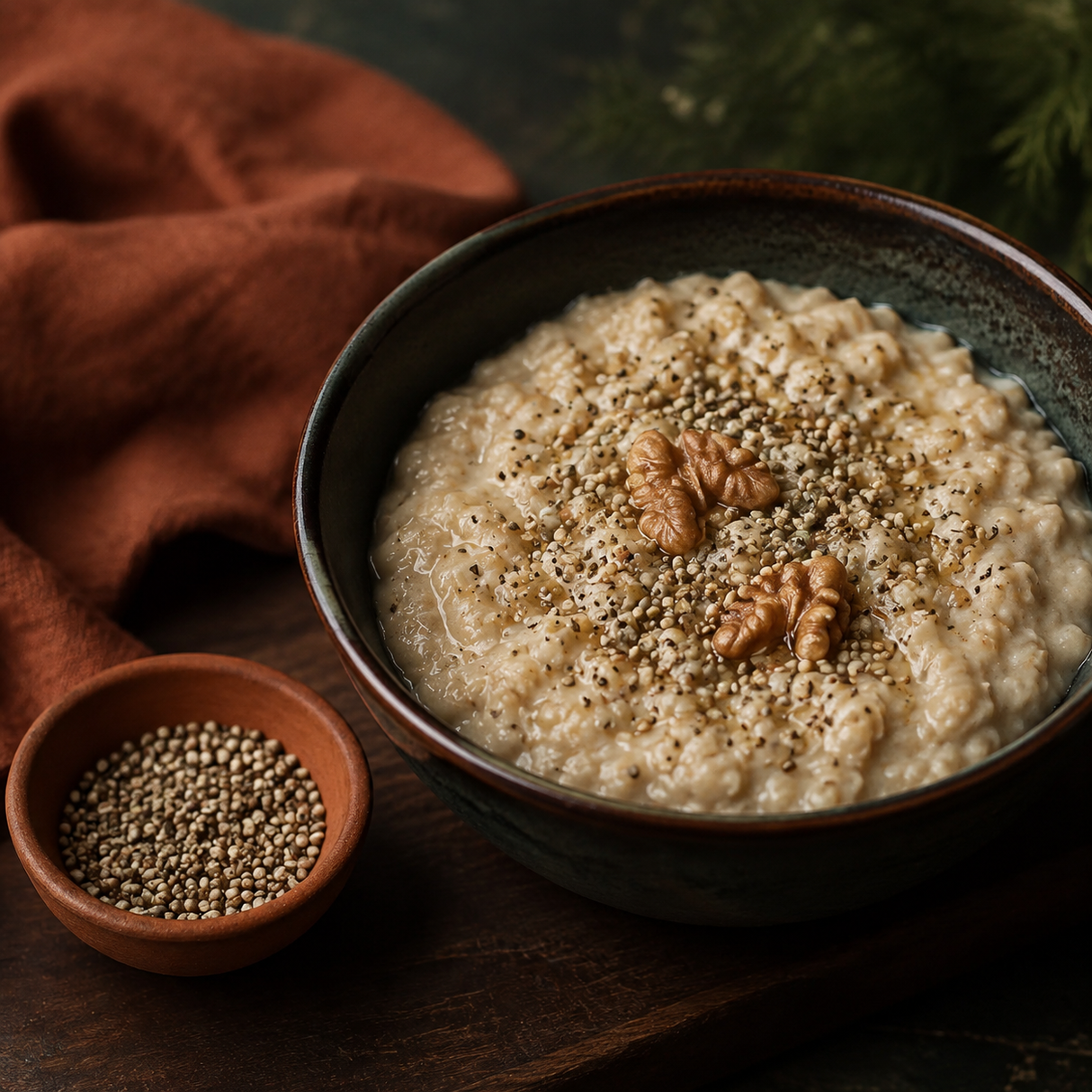Organic Hemp Seeds serving suggestion