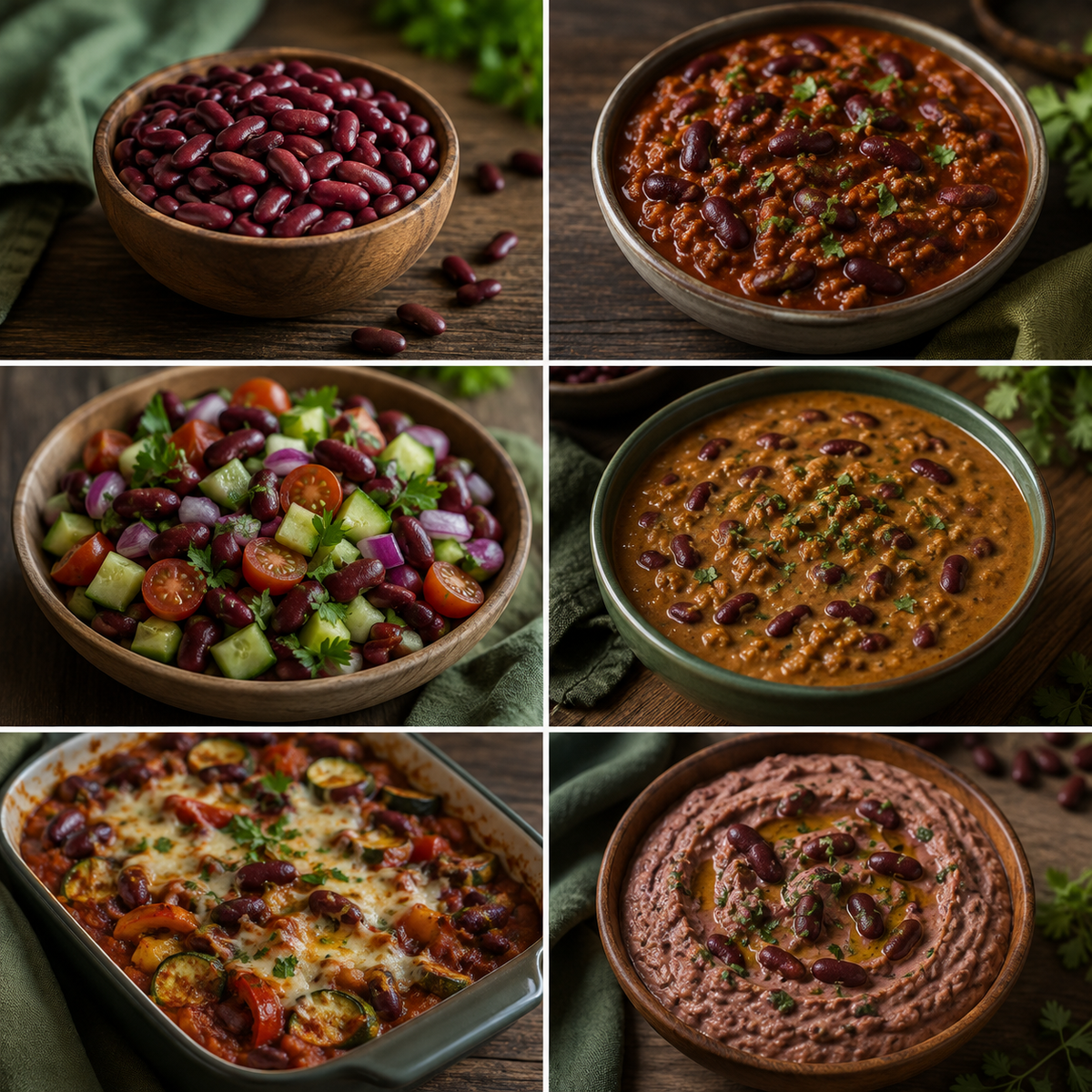 Organic Kidney Beans - six ways to enjoy