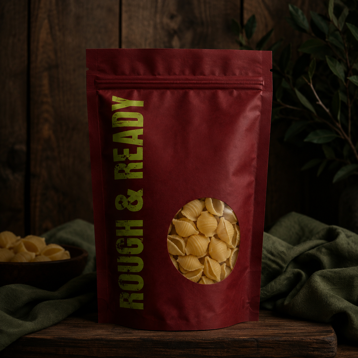 organic malloreddos small shell pasta — packaging