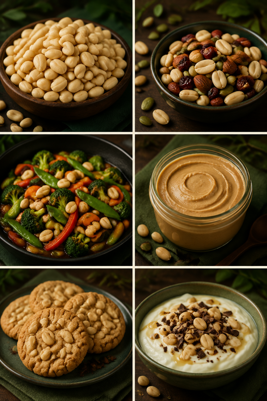 Organic Peanuts – six serving ideas