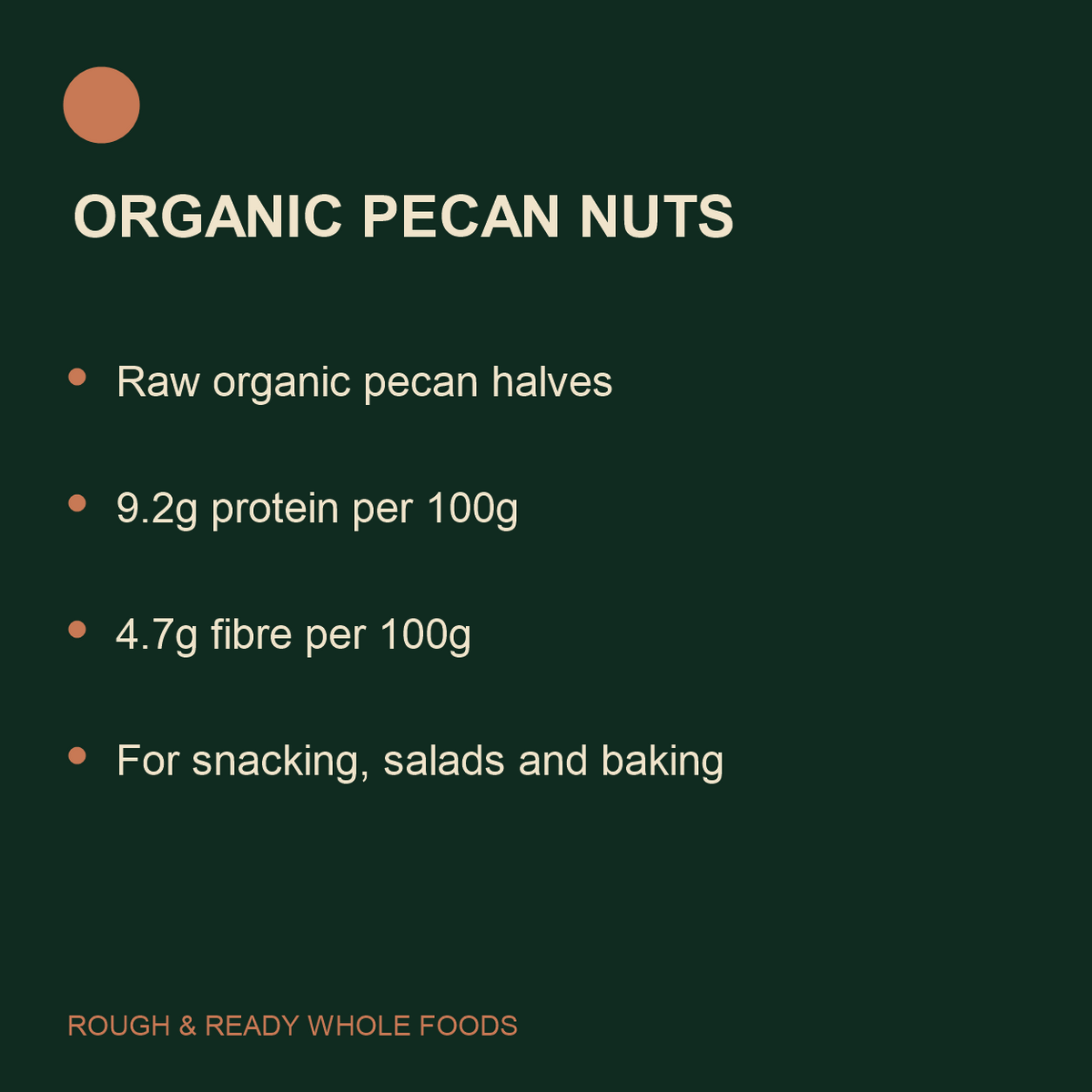 Organic pecan nuts benefits