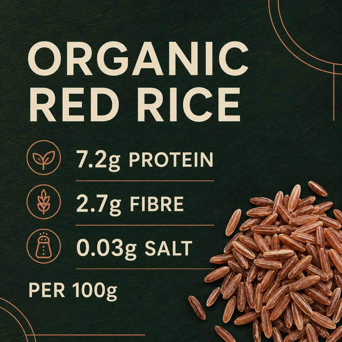 Organic Red Rice product benefits