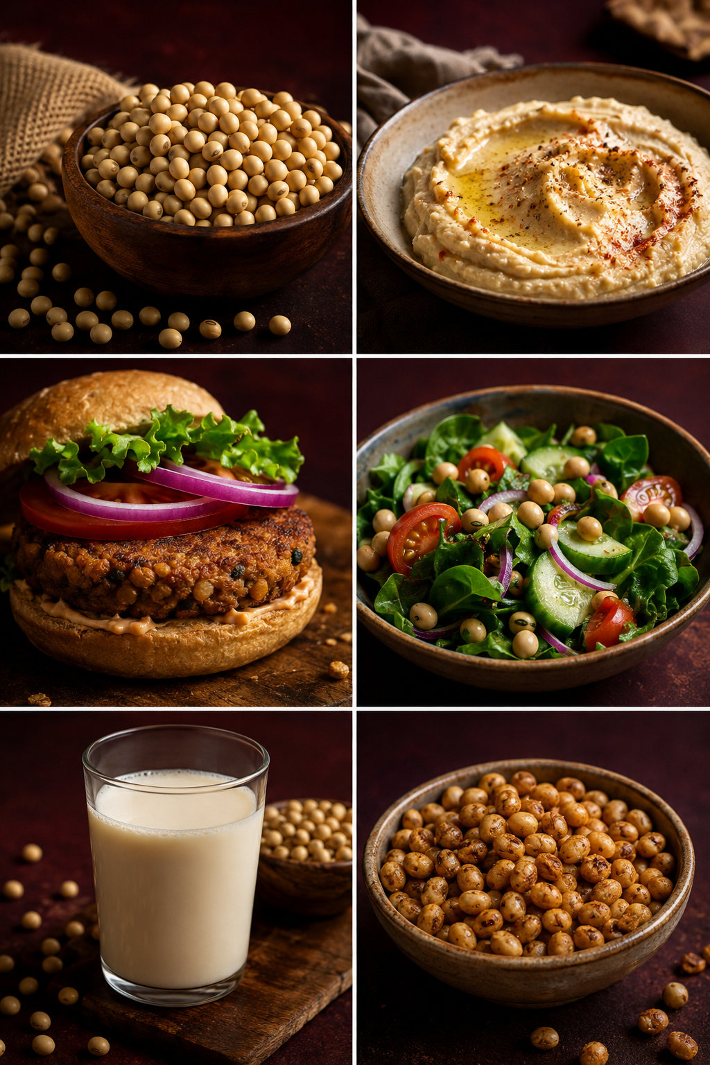 Organic Soya Beans — six ways