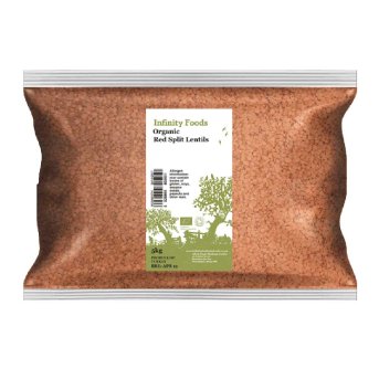 Infinity Foods Bulk Organic Red Split Lentils