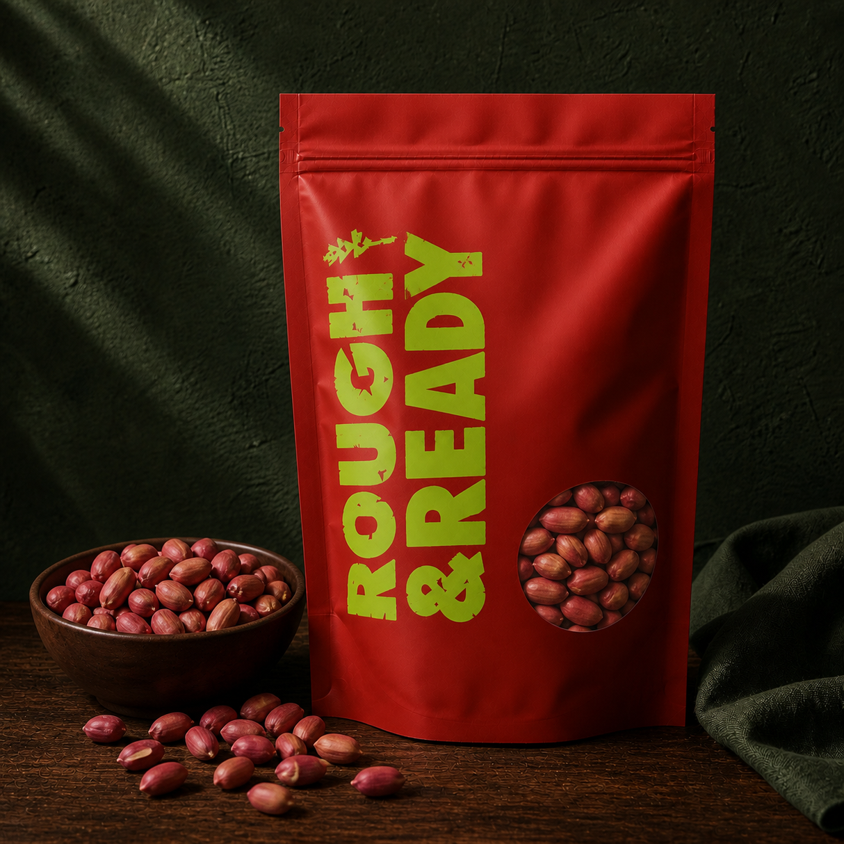 Rough and Ready Redskin Peanuts pouch