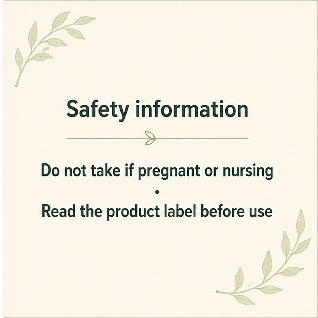 SHS Lu Range safety information