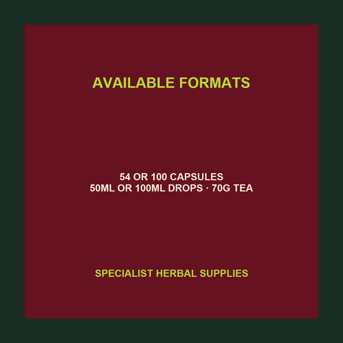 SHS Licorice available formats