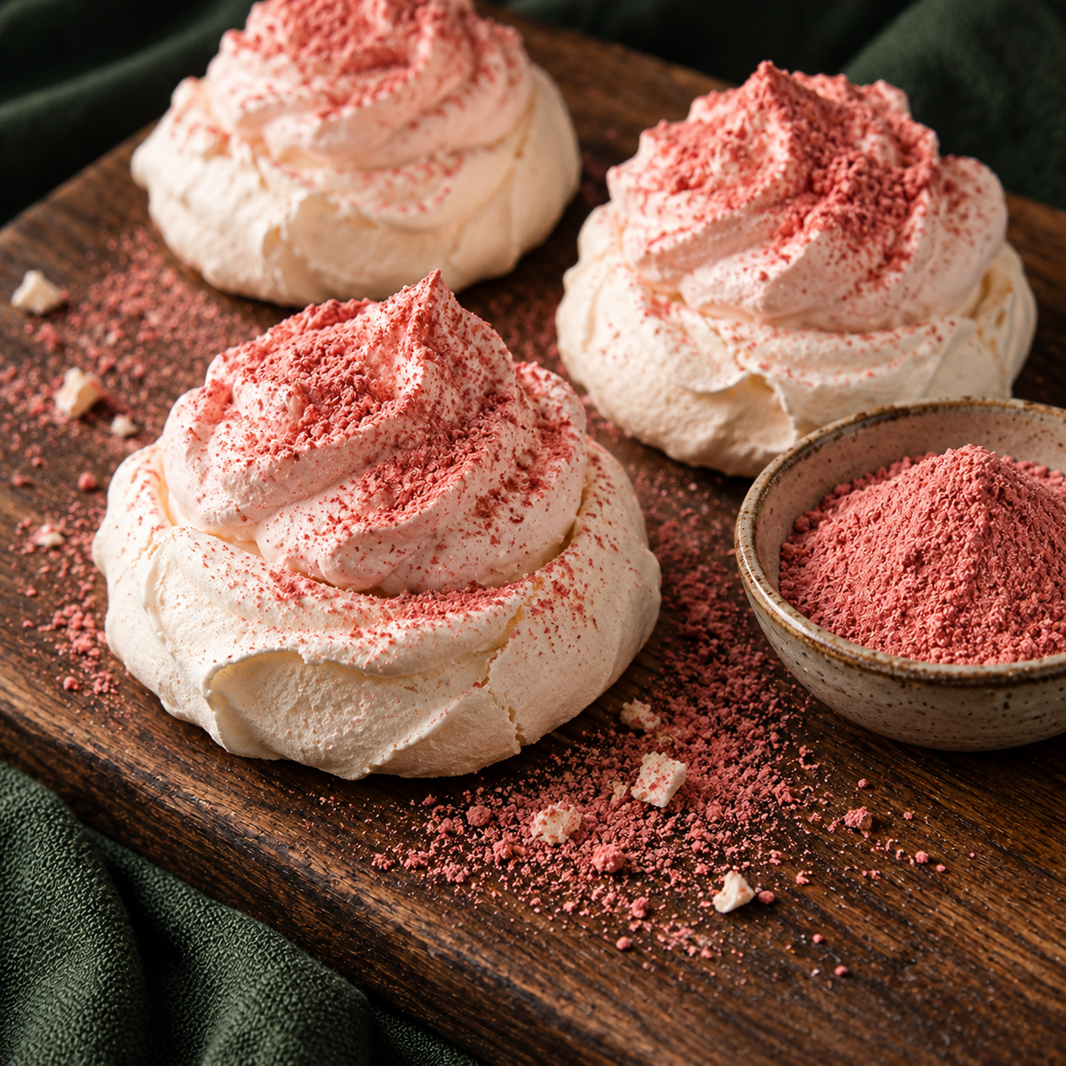 Recipe inspiration using freeze dried rhubarb powder
