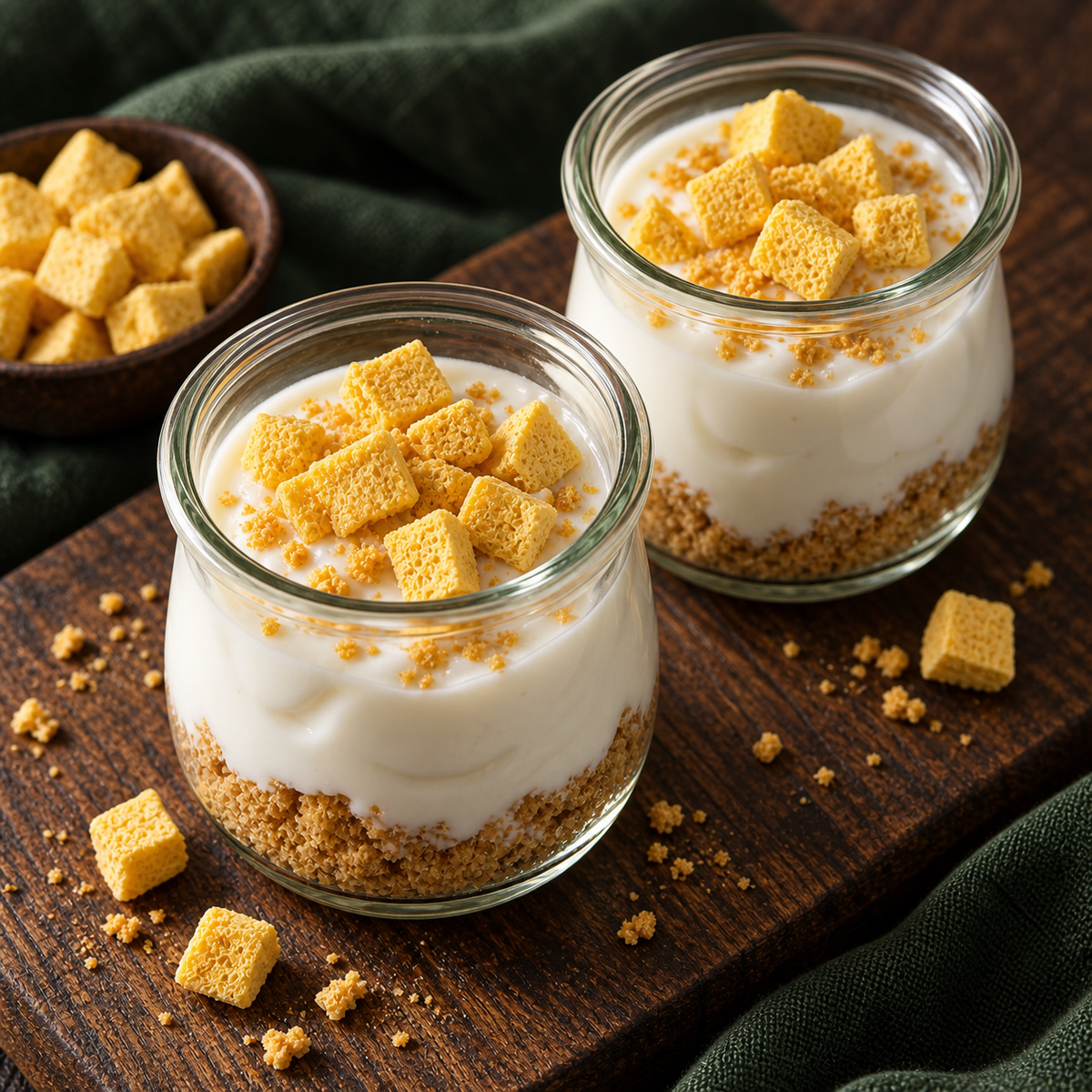 Recipe inspiration using freeze dried passion fruit cubes