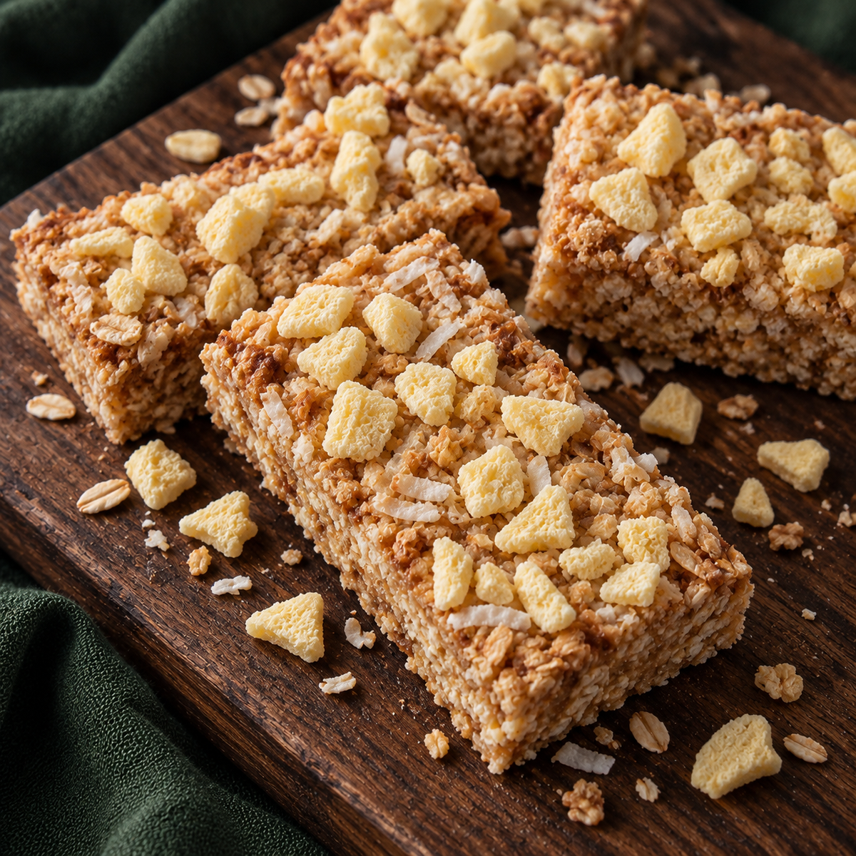 Recipe inspiration using freeze dried small pineapple nibs