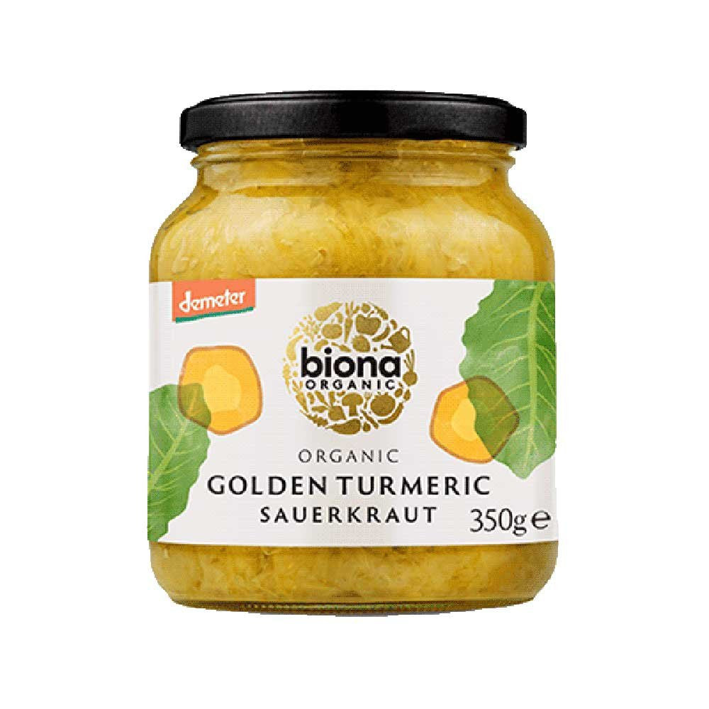 Biona Organic Golden Turmeric Sauerkraut Demeter