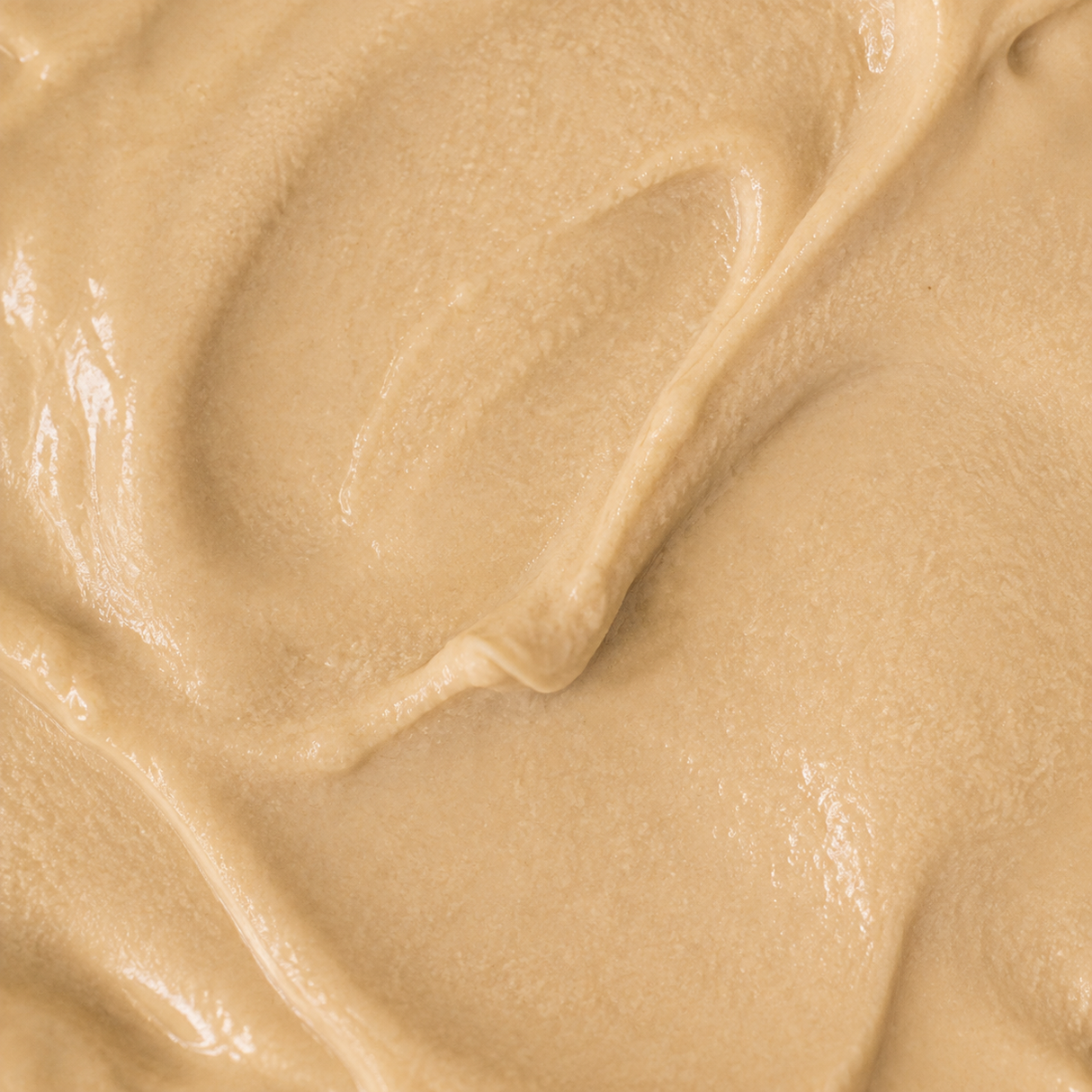 Close-up of creamy light tahini