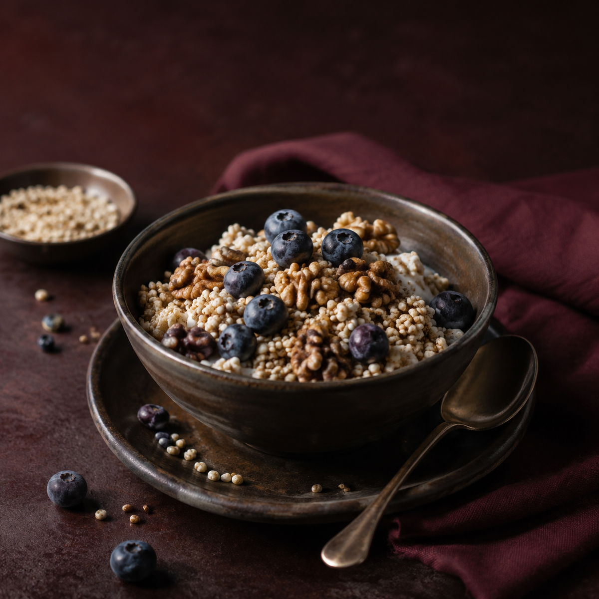 Infinity Foods Organic Quinoa Puffs — serving suggestion