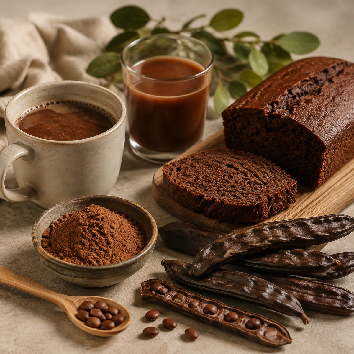 Carob Powder — serving