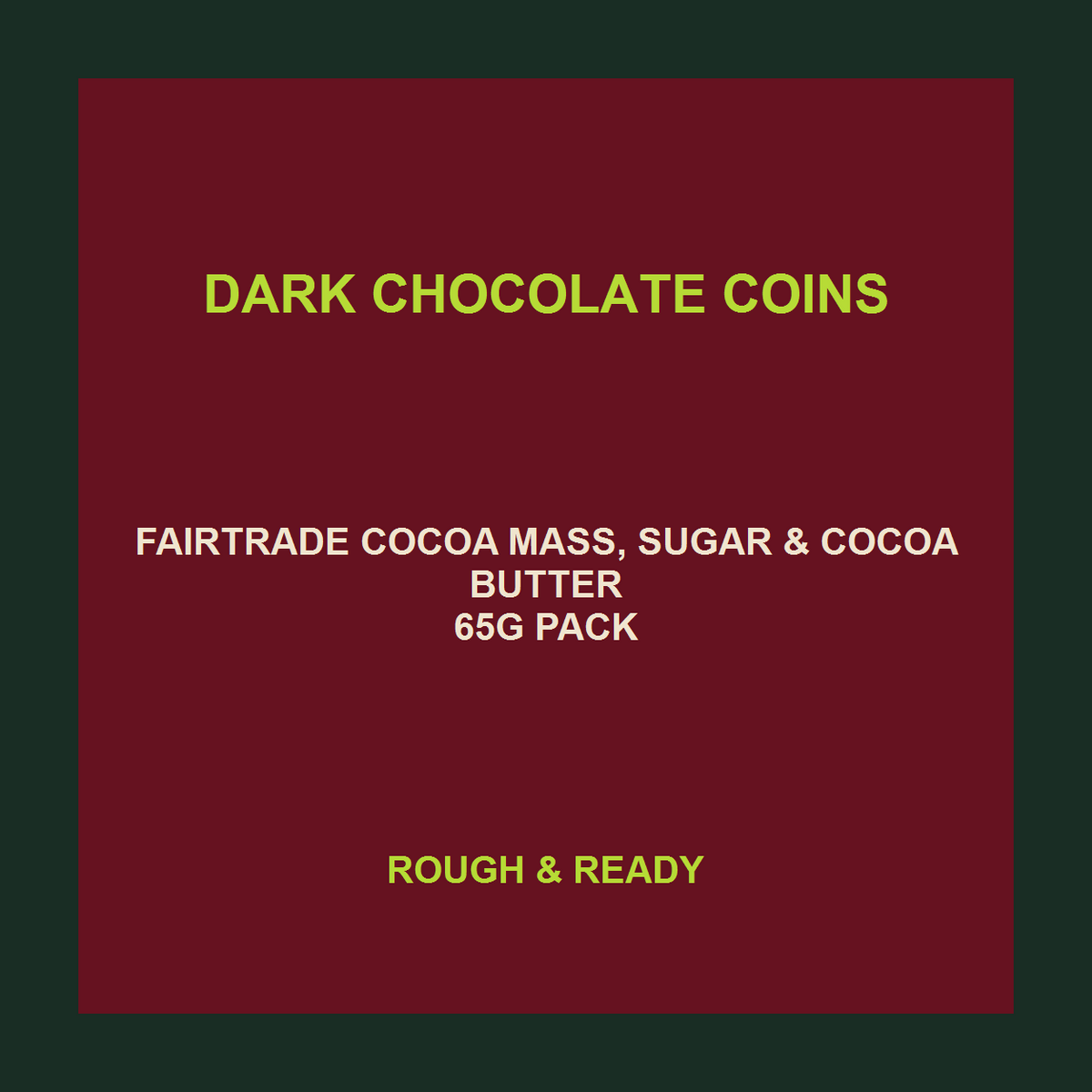 Divine Dark Chocolate Coins — facts