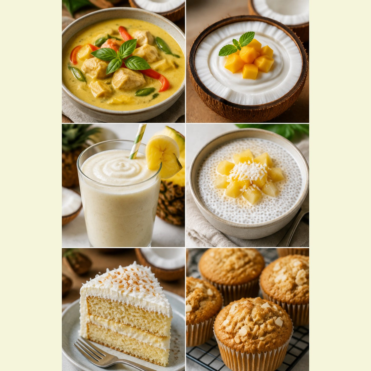 Biona Organic Coconut Cream — serving ideas