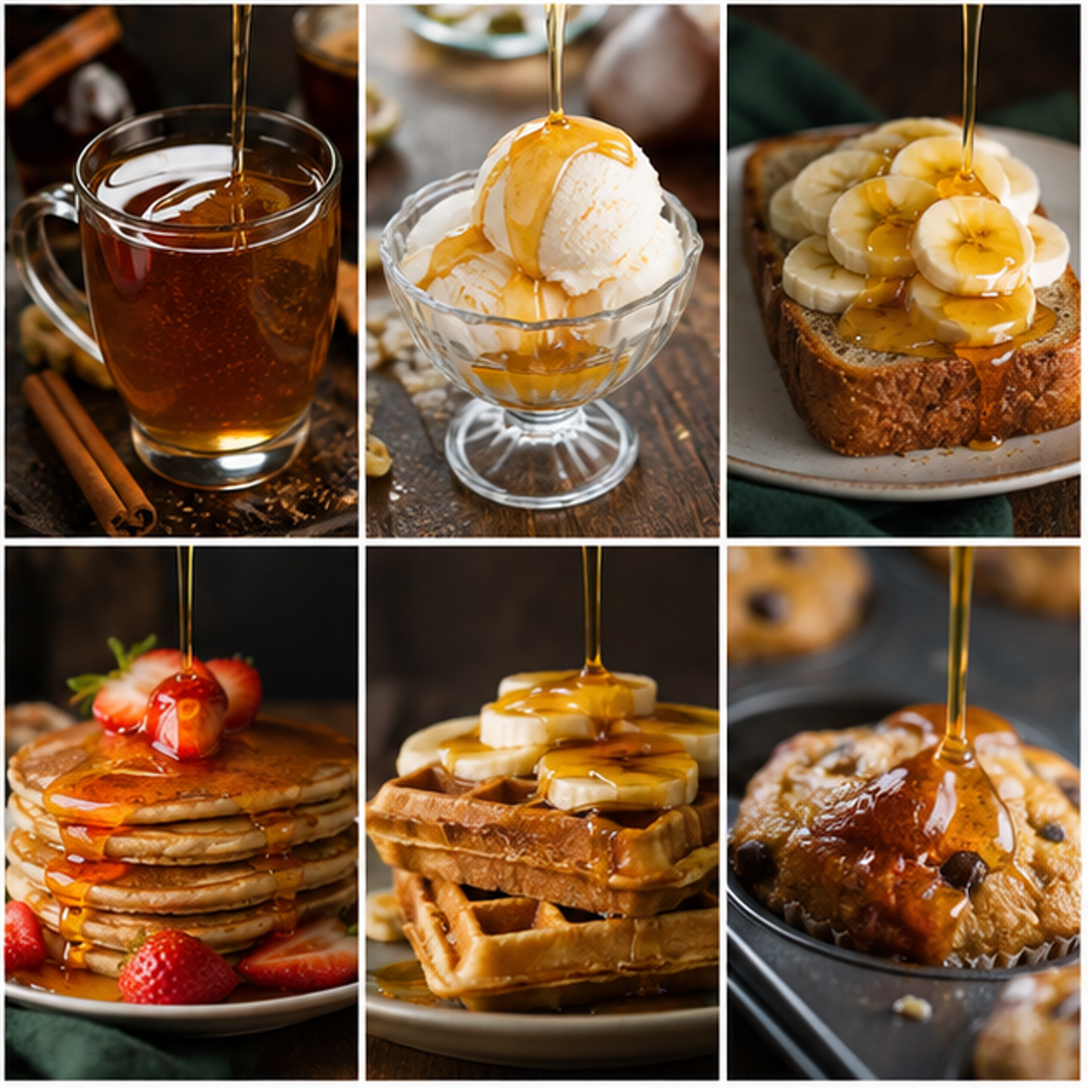 Biona Organic Maple Agave Syrup six ways