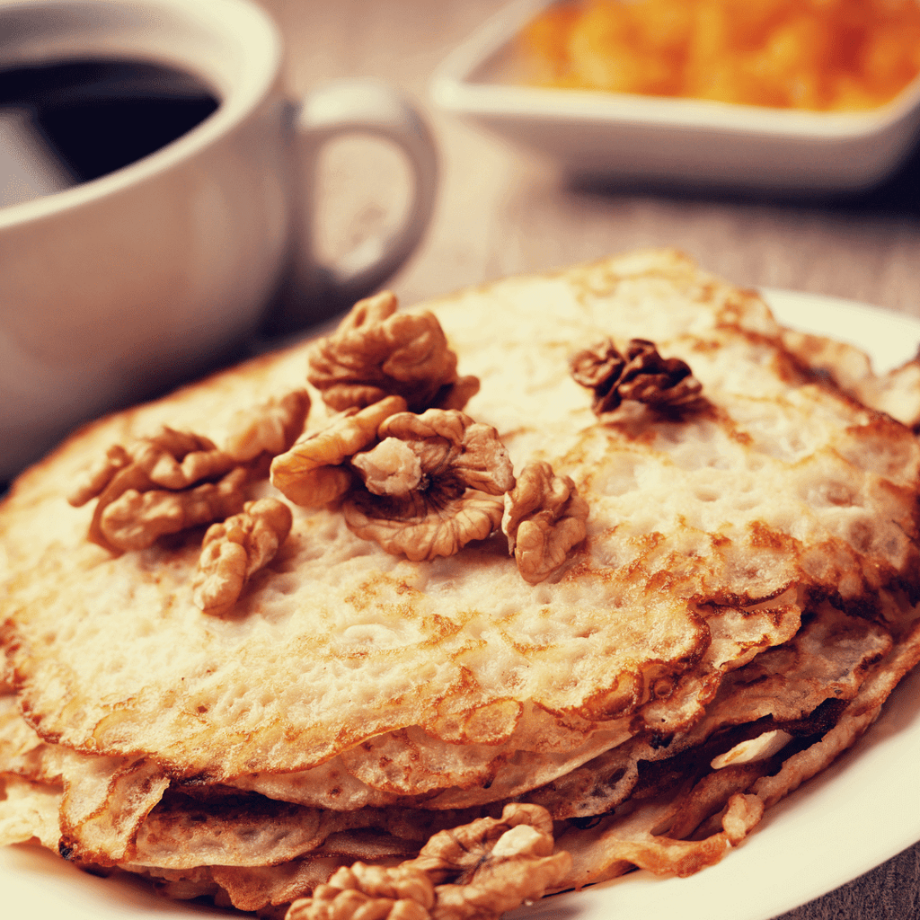 Coffee & Walnut Pancakes
