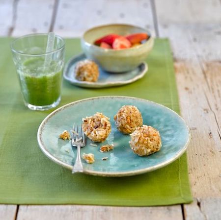 Nut Butter and Rice Balls