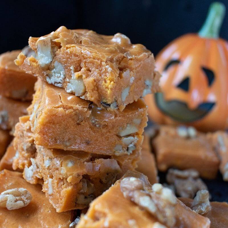 Pumpkin & Peanut Fudge