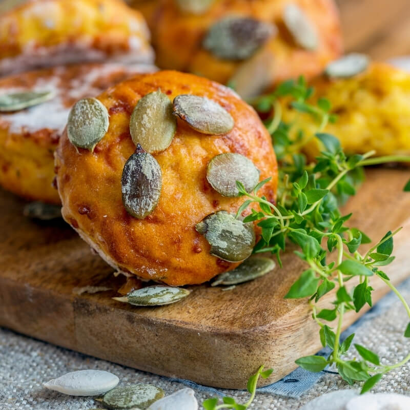 Pumpkin, Cheese & Chilli Scones