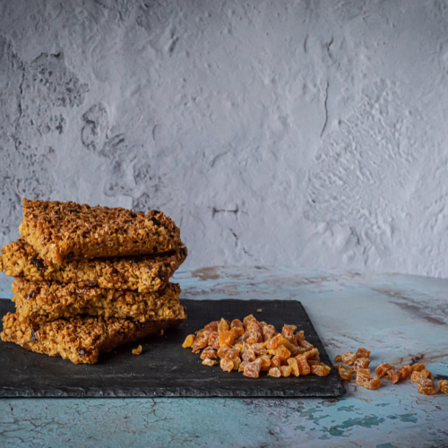 Strawberry & Ginger Flapjacks