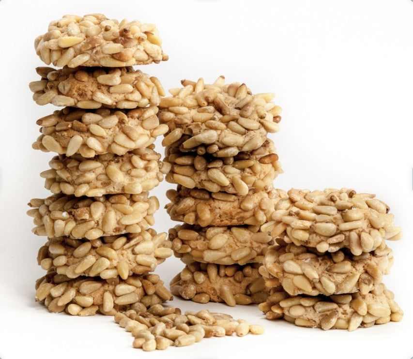 Italian Pine Nut and Rosemary Lemon Cookies (Pignoli)