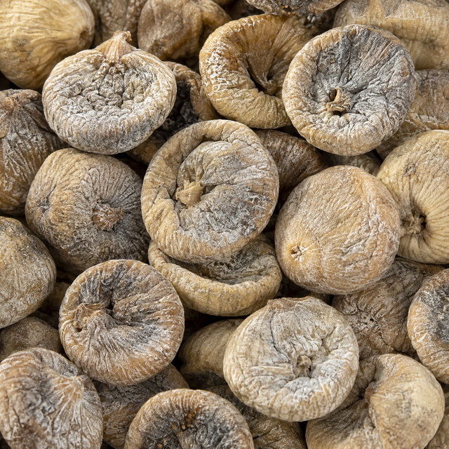 Organic dried figs macro