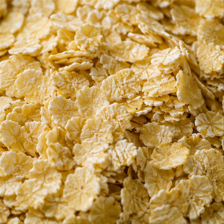 Infinity Foods Bulk Organic Millet Flakes ingredient close-up