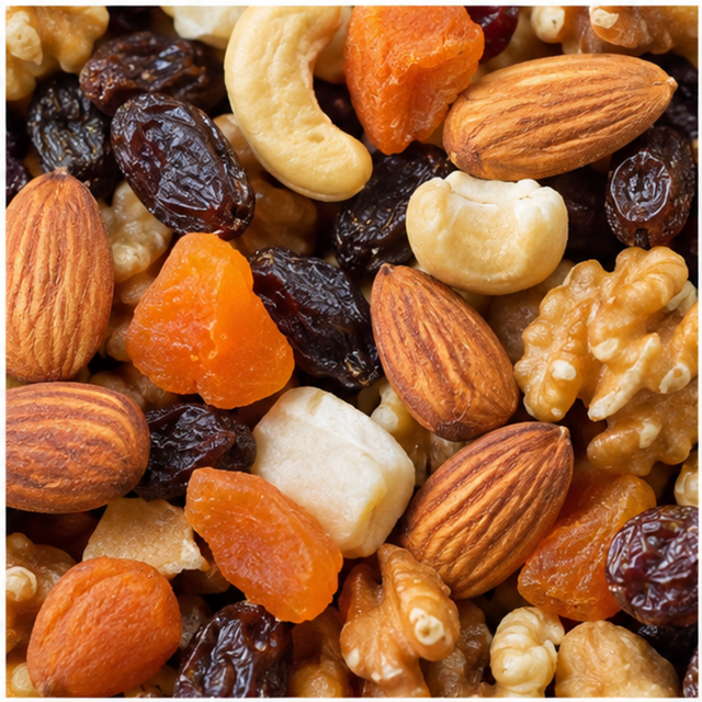 Infinity Organic Fruit & Nut Mix ingredient close-up
