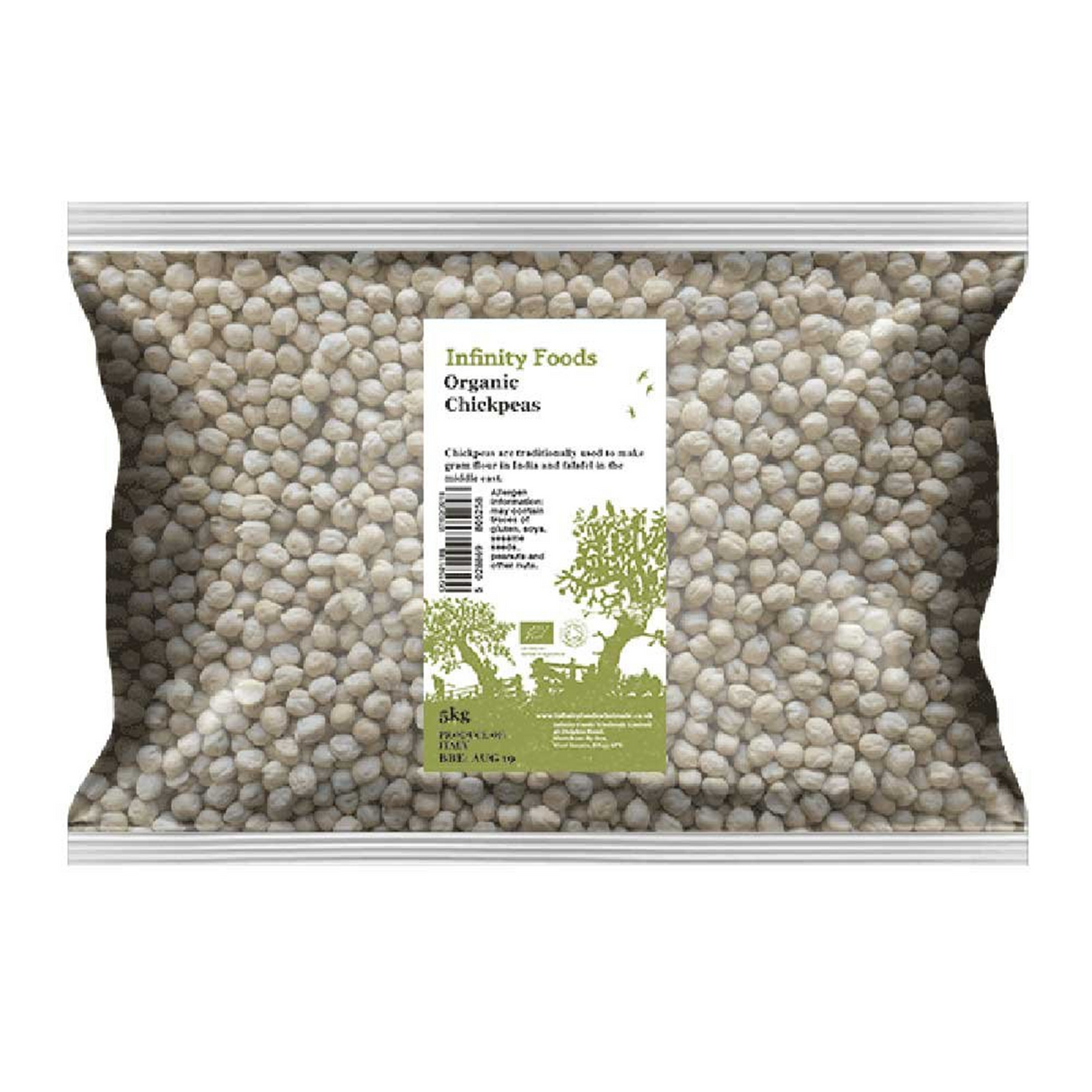 Infinity Foods Bulk Organic Chickpeas authentic bulk pack