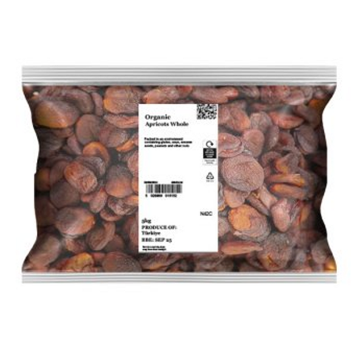 Infinity Foods Bulk Organic Whole Apricots authentic bulk pack