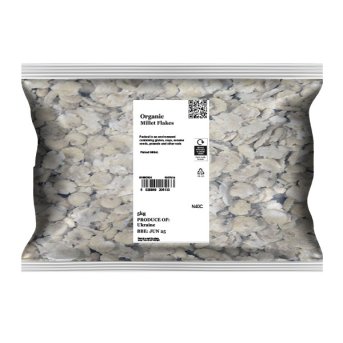 Infinity Foods Bulk Organic Millet Flakes authentic supplier pack