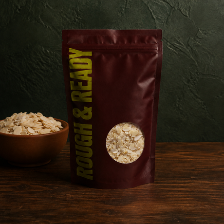 Rough and Ready organic flaked almonds pouch