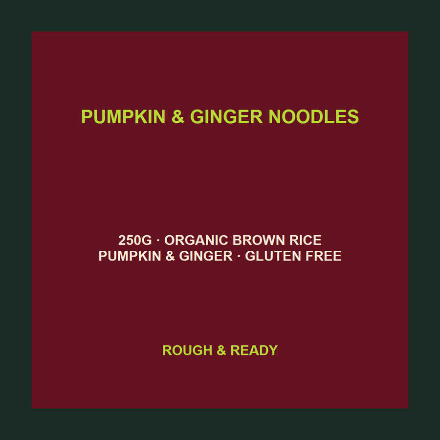 Organic Pumpkin/Ginger Brown Rice Noodles exact product facts
