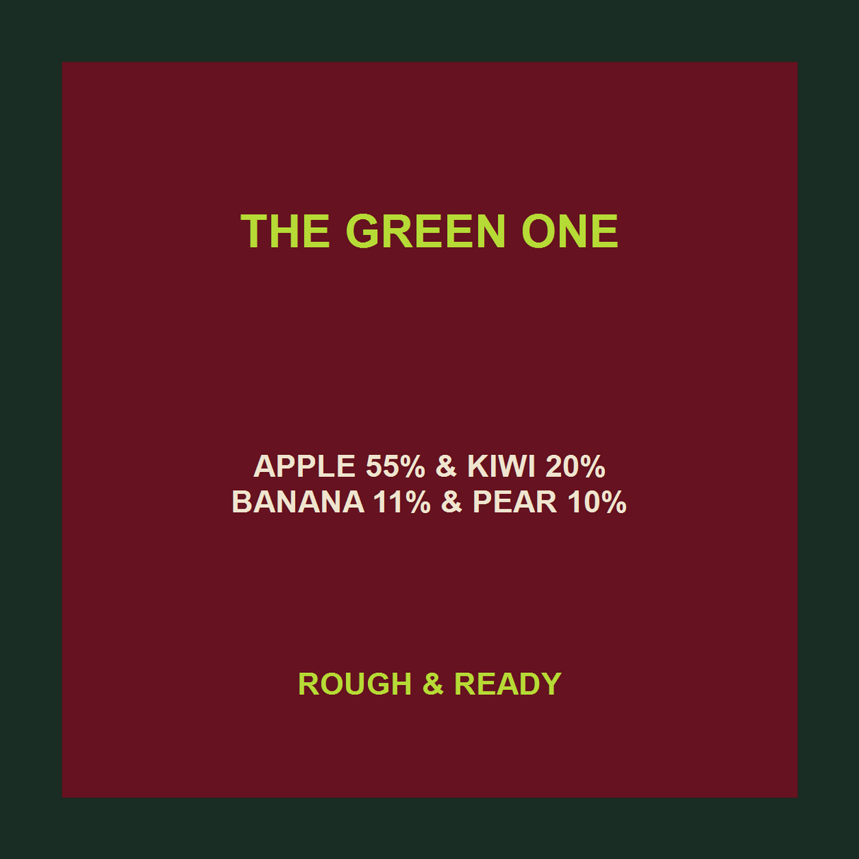 Ella's Kitchen The Green One Fruit Smoothie product facts