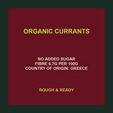 Organic currants facts