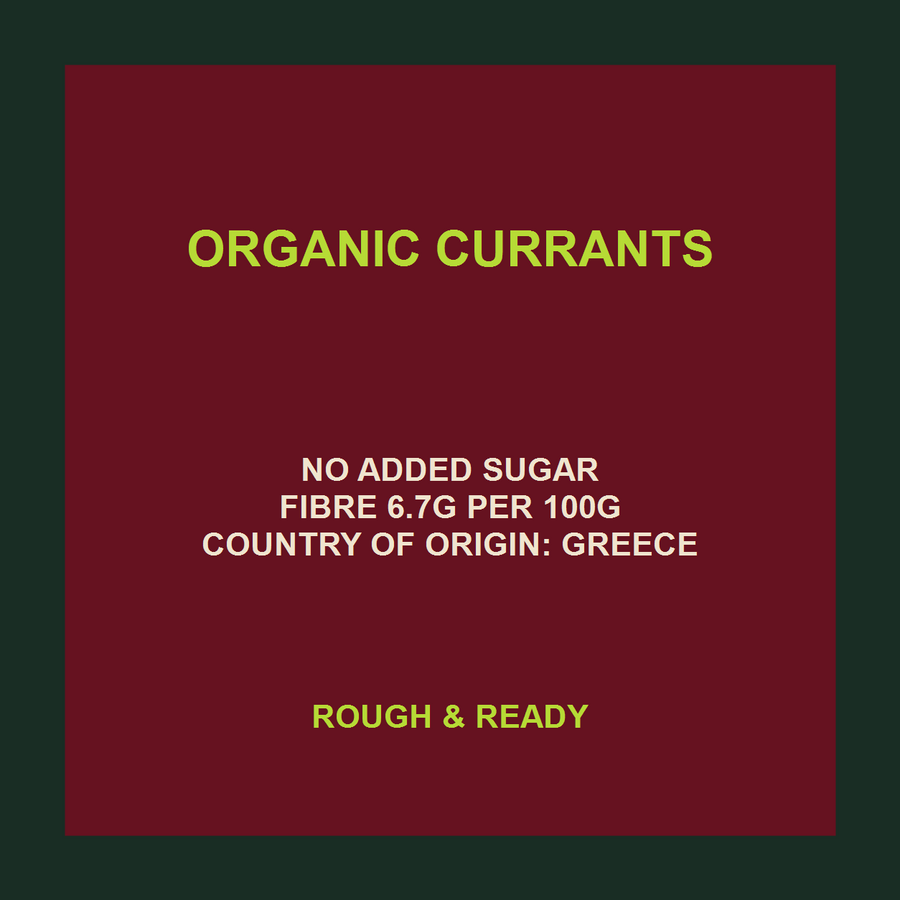 Organic currants facts