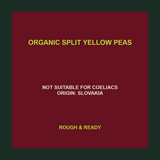 Organic Split Yellow Peas exact product facts