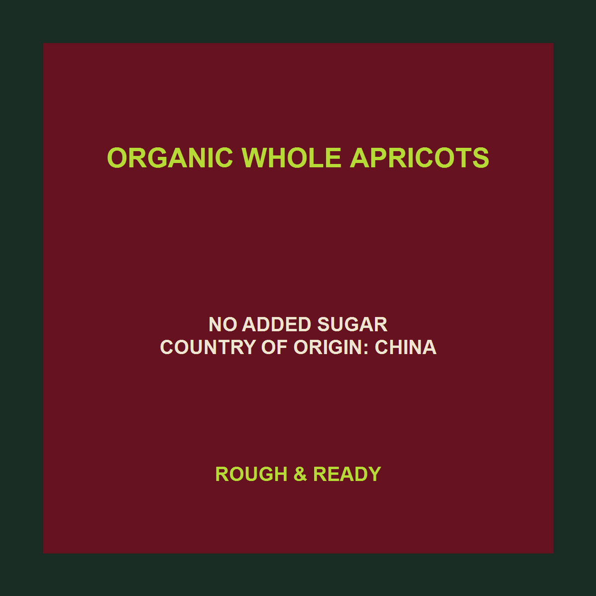 Infinity Foods Bulk Organic Whole Apricots exact product facts