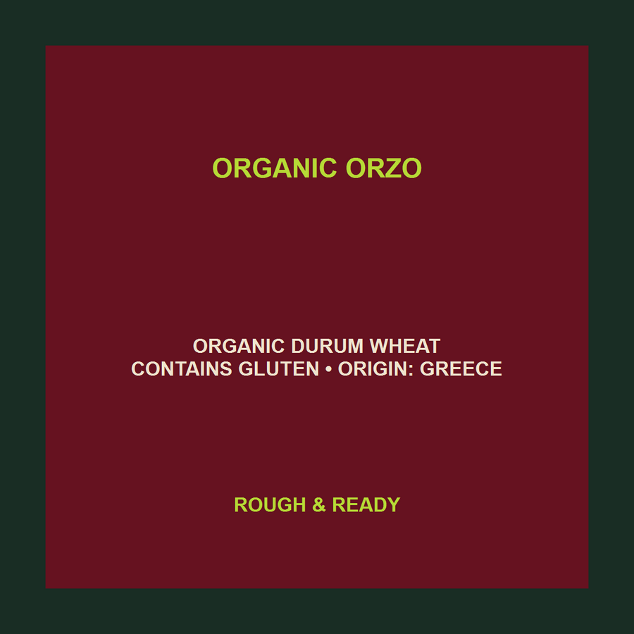 Infinity Foods Organic Orzo exact product facts