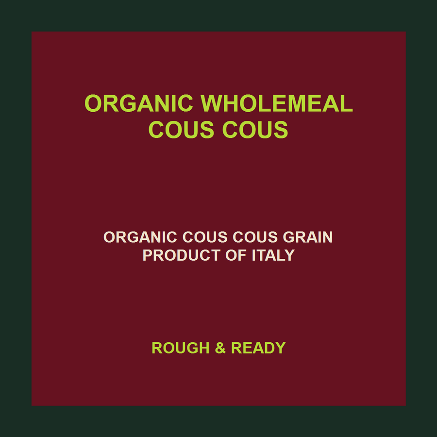 Infinity Foods Organic Wholemeal Cous Cous product facts