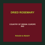 Dried rosemary facts
