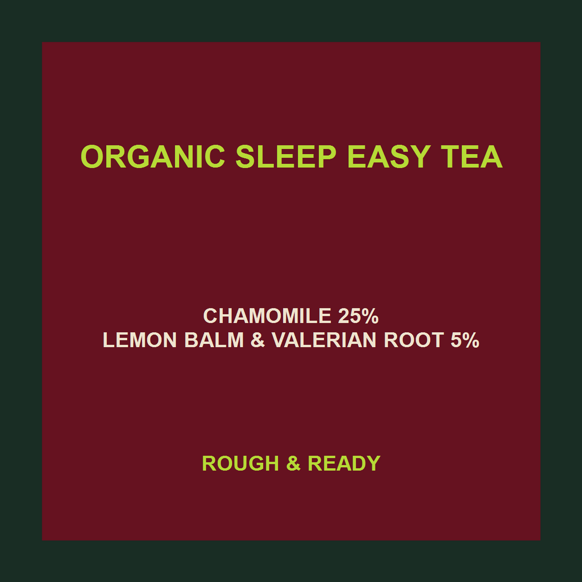 Clipper Organic Sleep Easy Tea product facts
